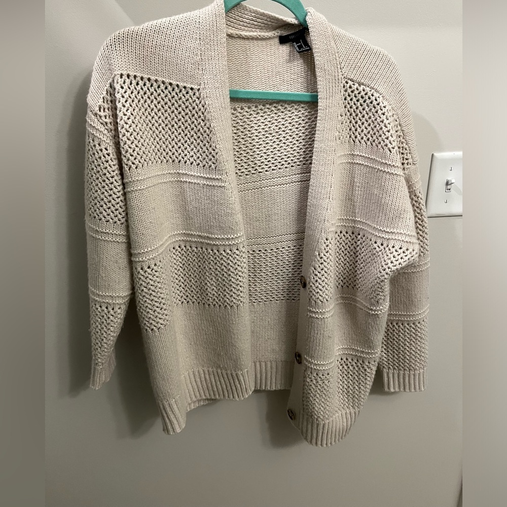 Forever 21 button up cardigan sweater